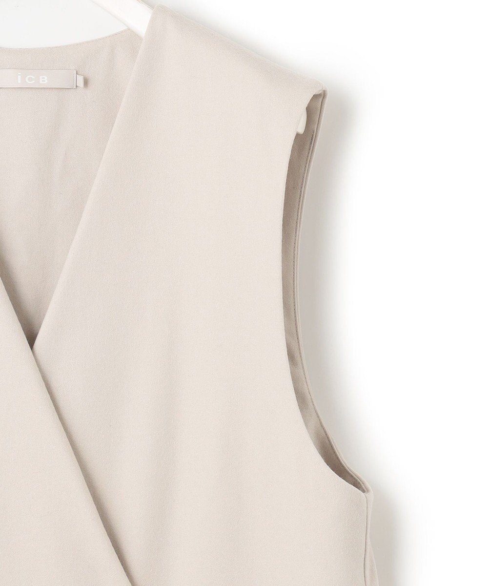 ICB 【洗える】 ウールミルドサキソニー 2WAYワンピース 