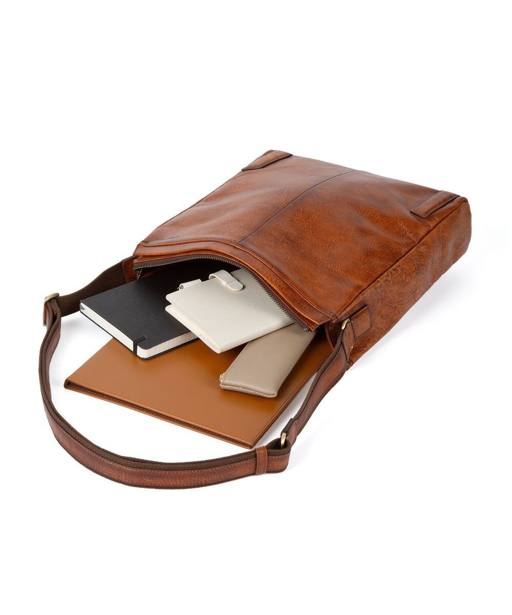 ACE BAGS & LUGGAGE LO HOMME PRESSE アルカイック 本革 日本製 ショルダーバッグ 縦型 71862 ロ・オム・プレッセ 