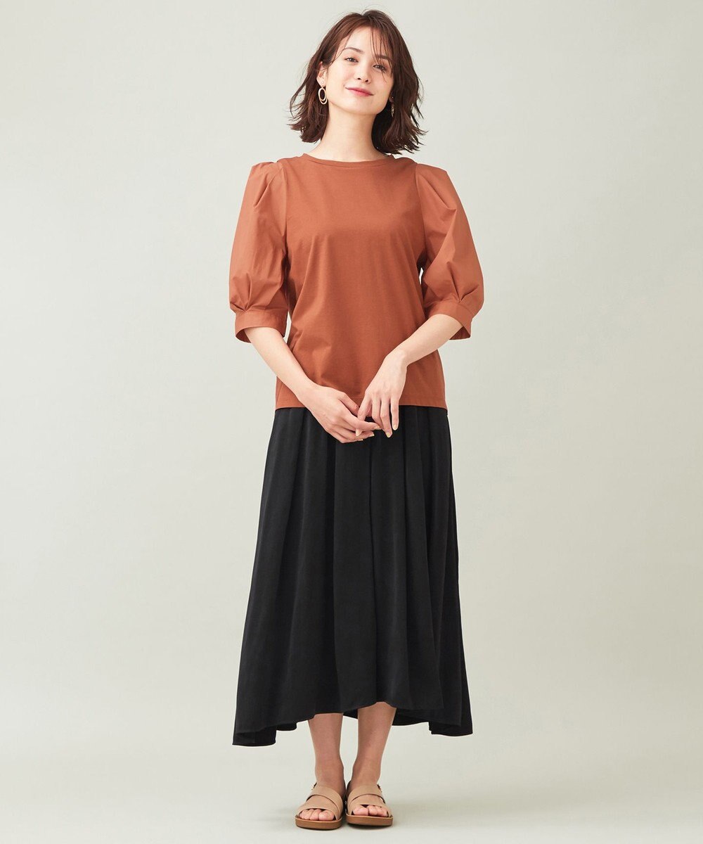 ANY 【接触冷感】秋メキ袖ボリューム カットソー 