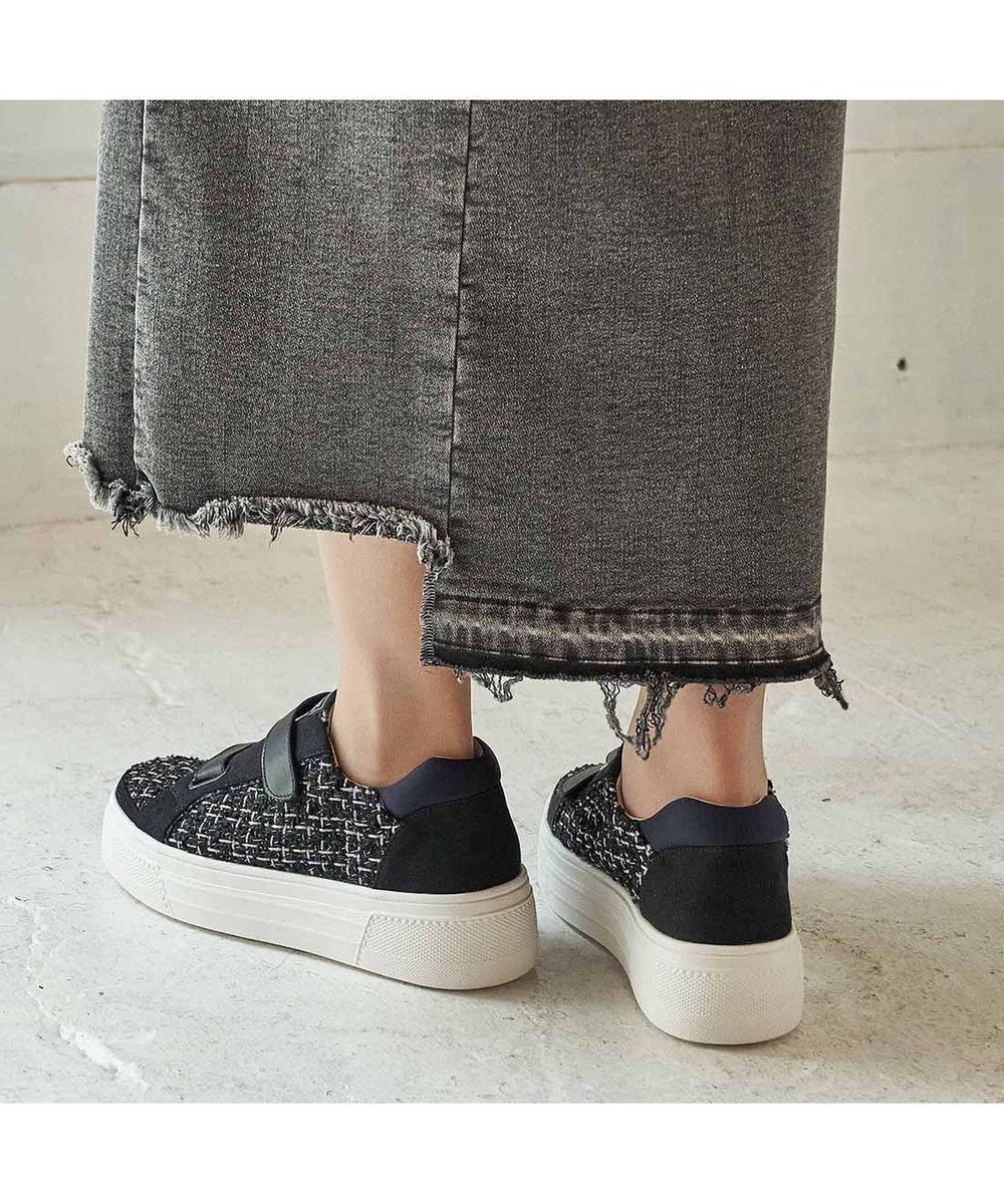 MODE ET JACOMO <MODE ET JACOMO>厚底ベルクロスニーカー 