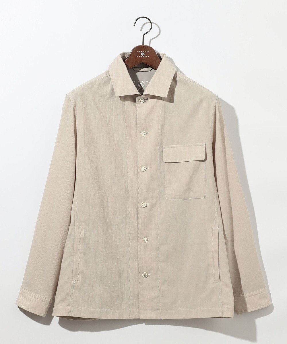 JOSEPH ABBOUD 【洗える・麻混】クールリネン シャツ 