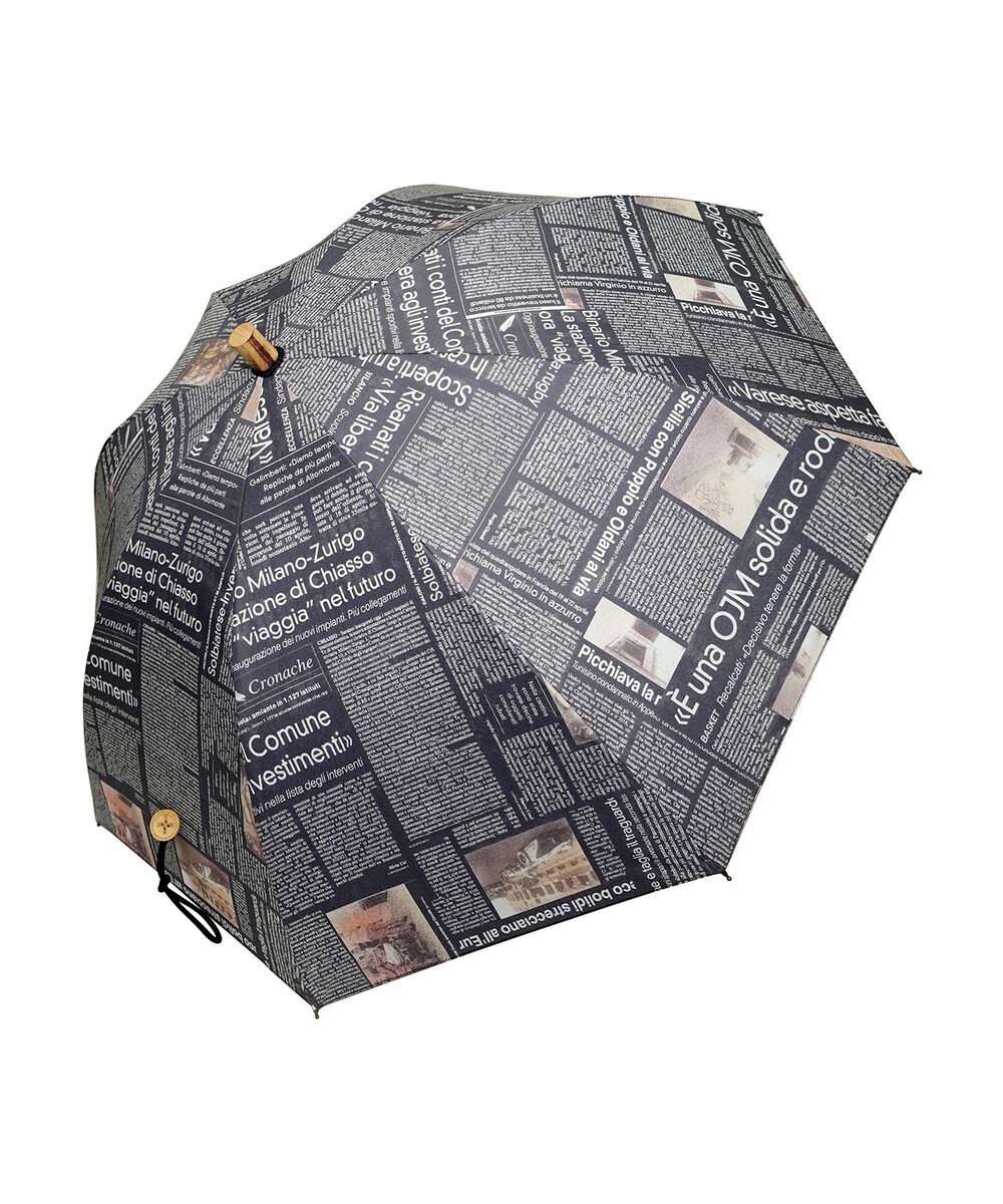 +RING レディース向け プラスリング 晴雨兼用（長ショート） PAPER-BLK T1403  sunshield 