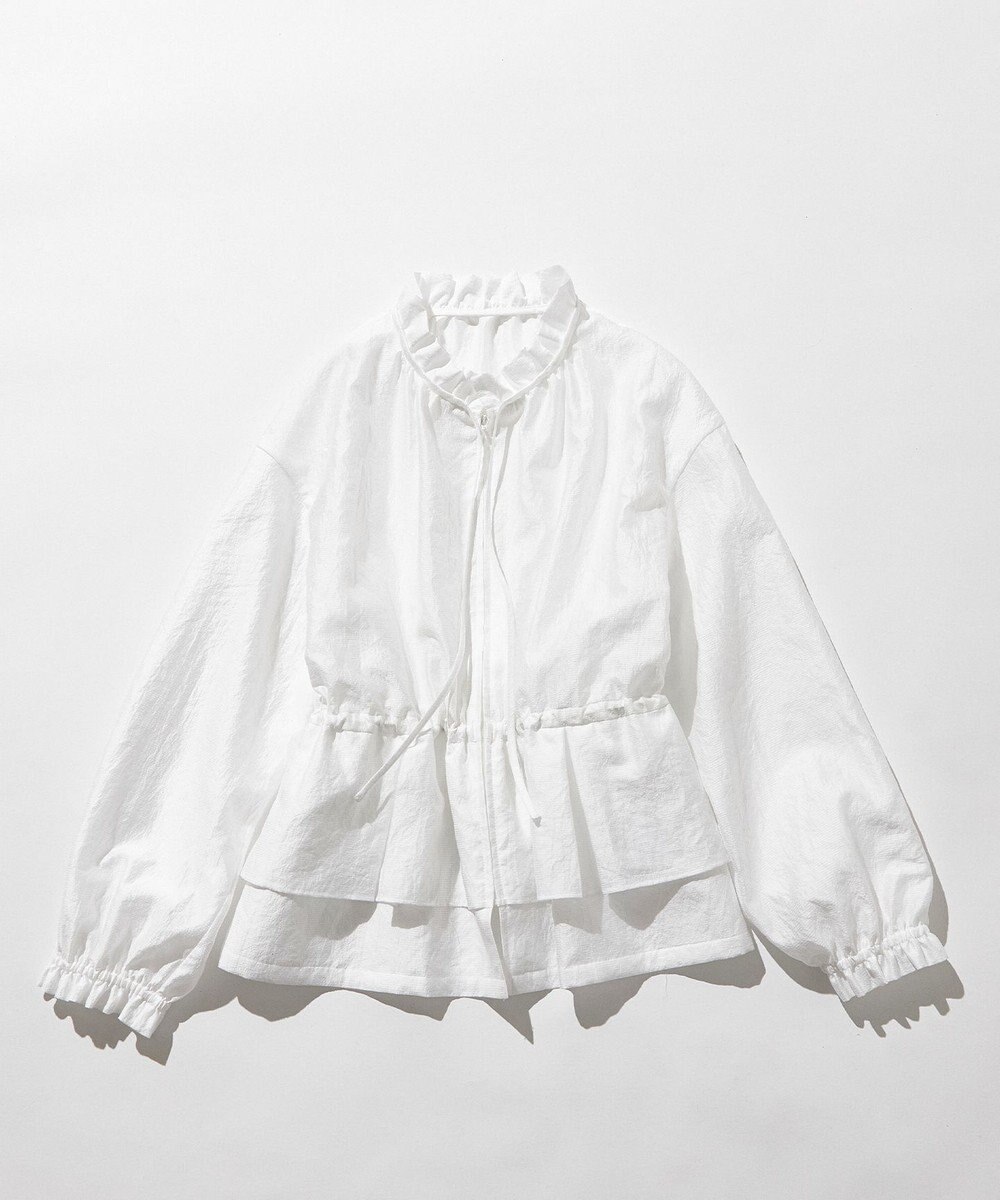 組曲 S 【洗える・シワになりにくい】シアーブルゾン 