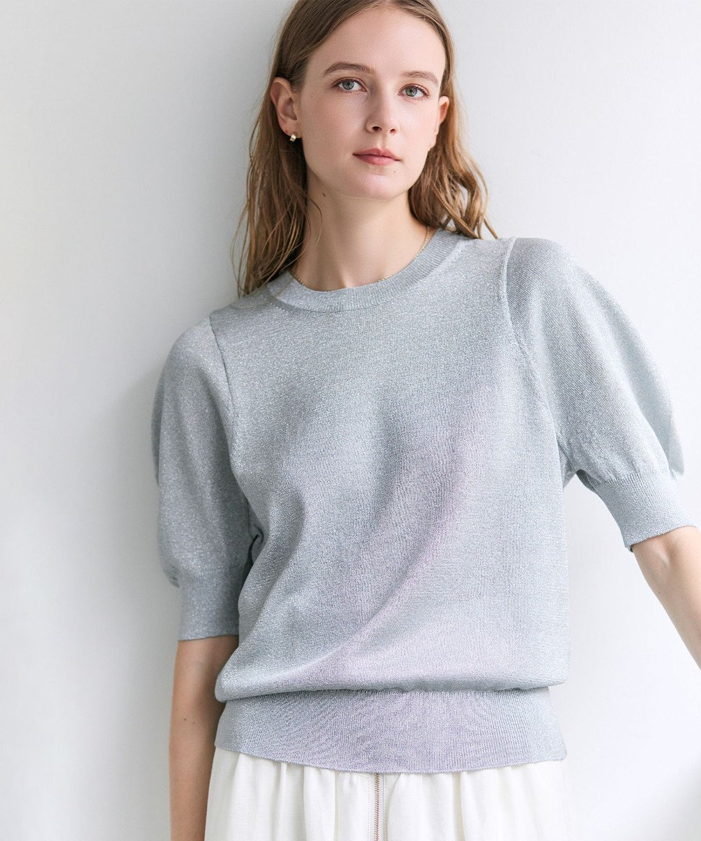 BEIGE， SMITHONITE / リュクスグリッター コクーンプルオーバー 