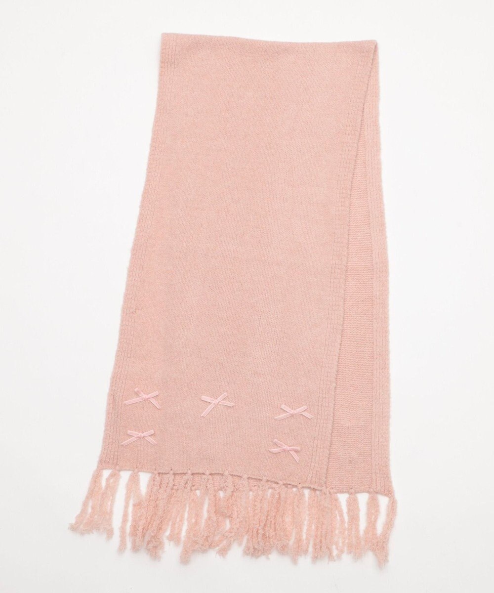 WEGO ベロアリボンニットストール 