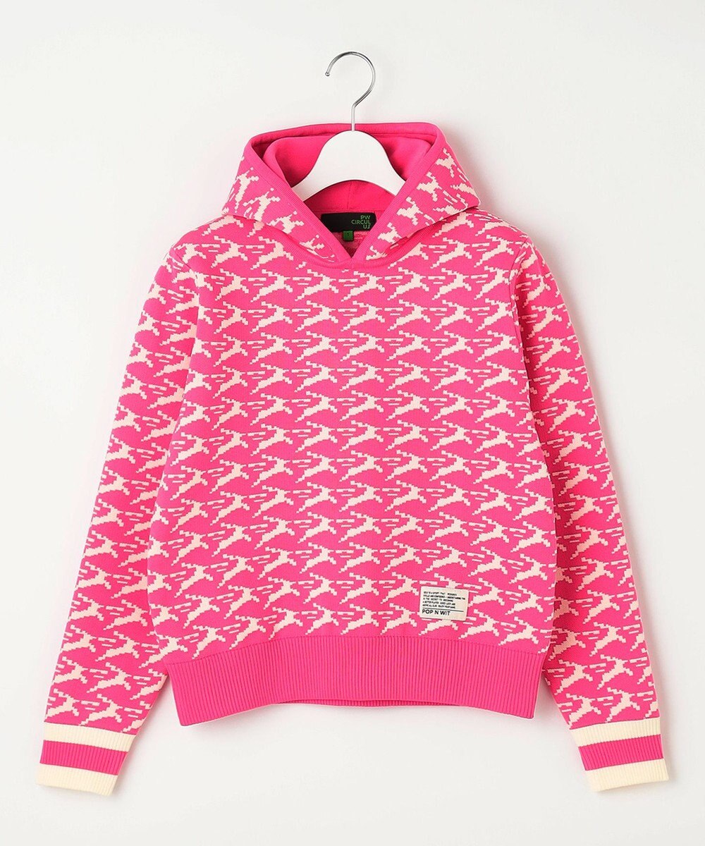 PW CIRCULUS 【イージーケア/軽量】【WOMEN】 MOFUモチーフ ニットフーディ 