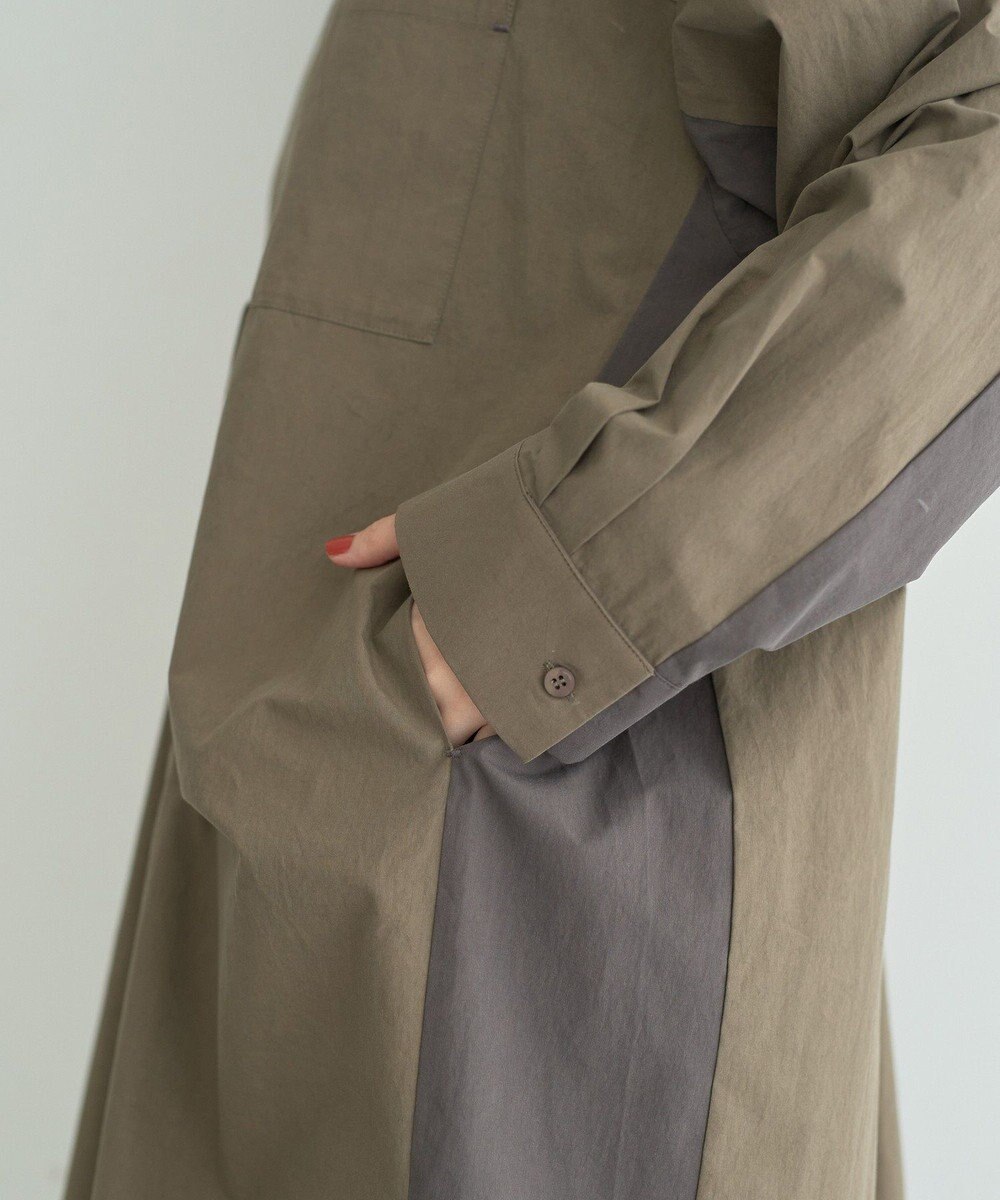 YECCA VECCA 2way袖デザインロングシャツ 