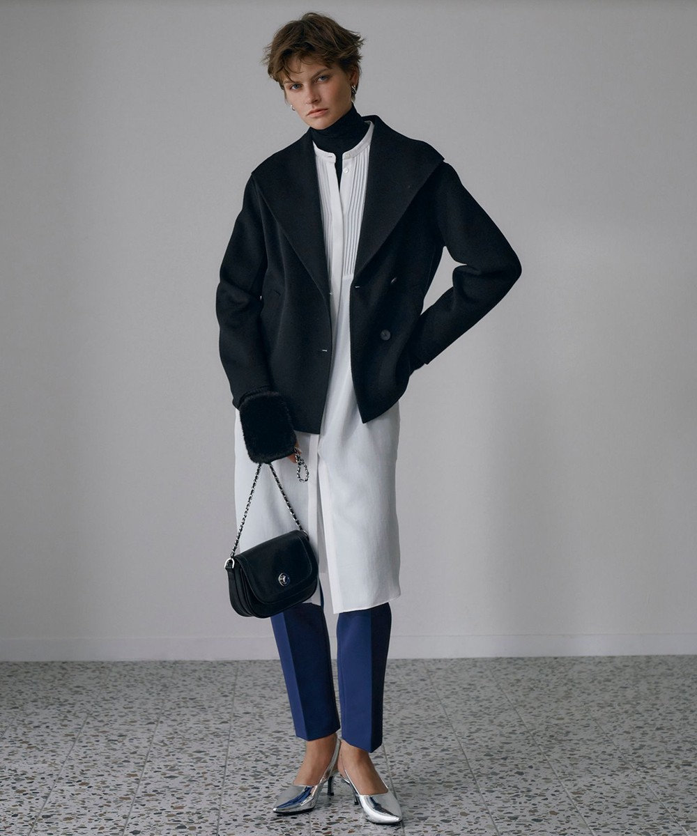 ICB 【洗える】シアーツイルワッシャー ロングシャツ 