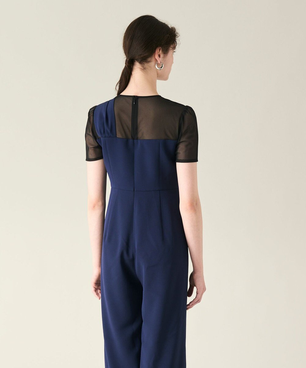 GRACE CONTINENTAL ドレープリボンサロペット 