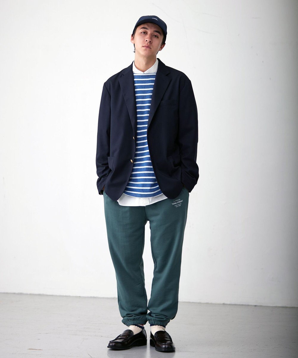J.PRESS YORK STREET 【UNISEX】ワンポイント裏毛スウェット 
