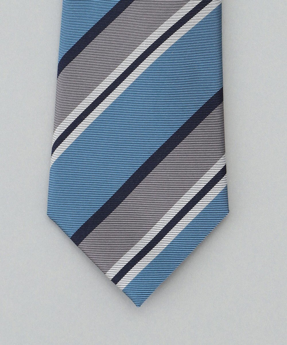 GOTAIRIKU 日本縫製/オリジナル柄【Fermo Fossati】ネクタイ_レジメンタル 