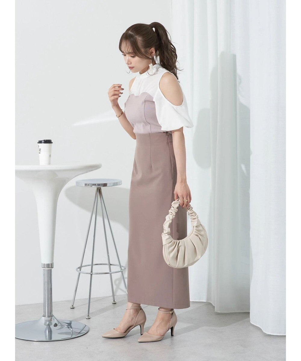 earth music&ecology マルチＷＡＹサス付タイトスカート 