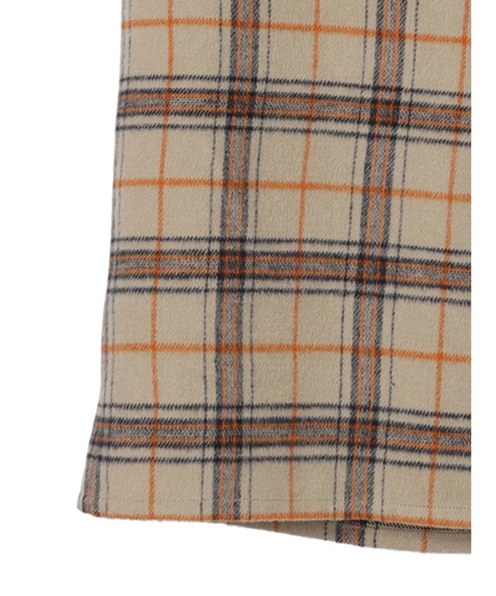 Green Parks シャギーチェックスカート 