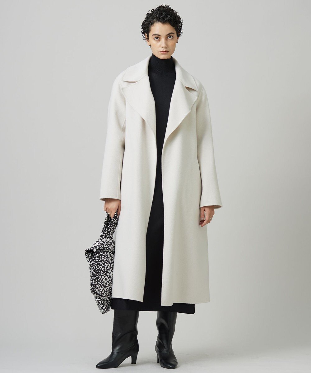 ICB 【CLASSY.1月号掲載】WoolRever ロングコート 