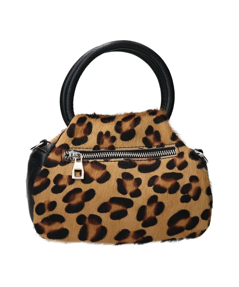 INTER-CHAUSSURES 【ANDREA CARDONE ITALI】異素材コンビハンドバッグ 