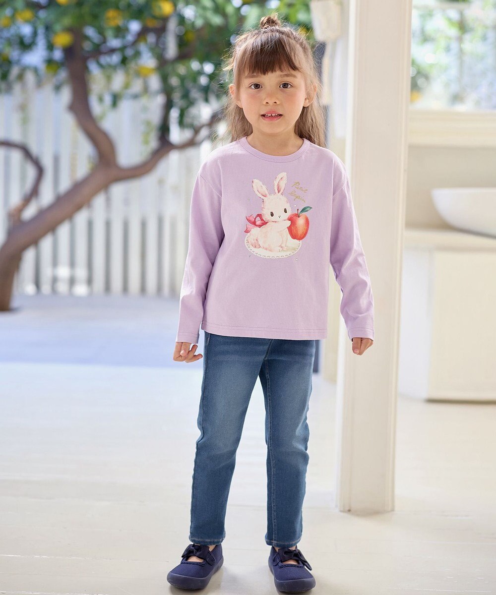 ANY KIDS アニマル×フルーツ 長袖 Tシャツ 