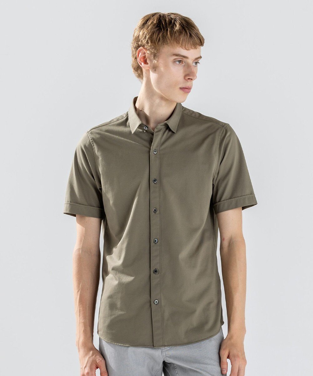 JOSEPH HOMME ＜新色追加＞【ストレッチ】ハイゲージコットンジャージー 　レギュラーカラーシャツ 