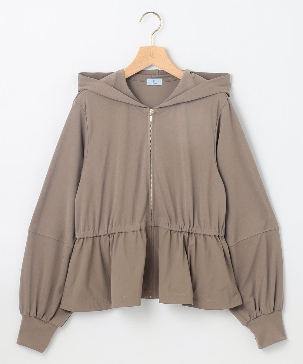 組曲 【WEB限定】ラッシュガード ペプラムパーカー 