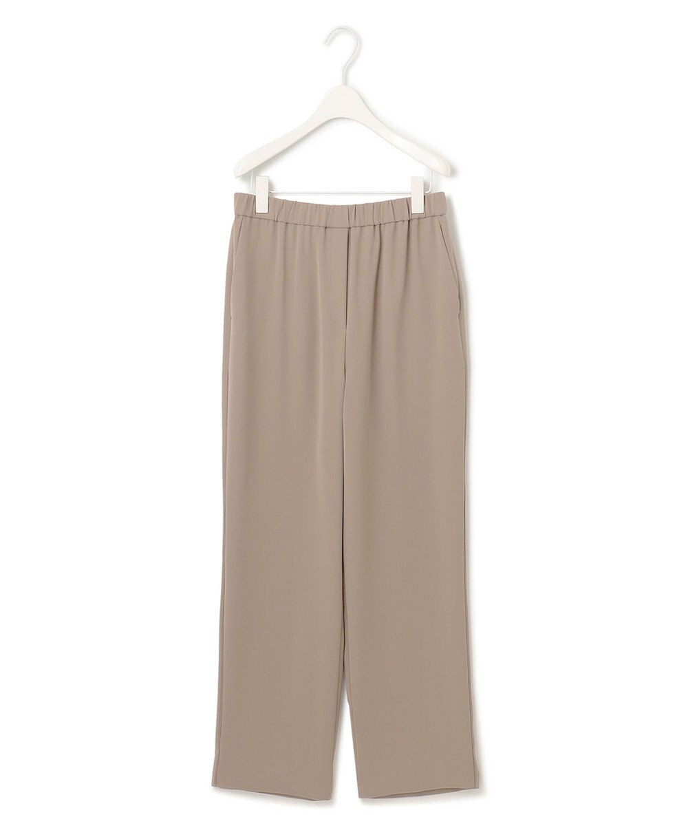 ICB L 【WEB限定カラーあり・洗える】 ライトダブルクロス ストレートパンツ 