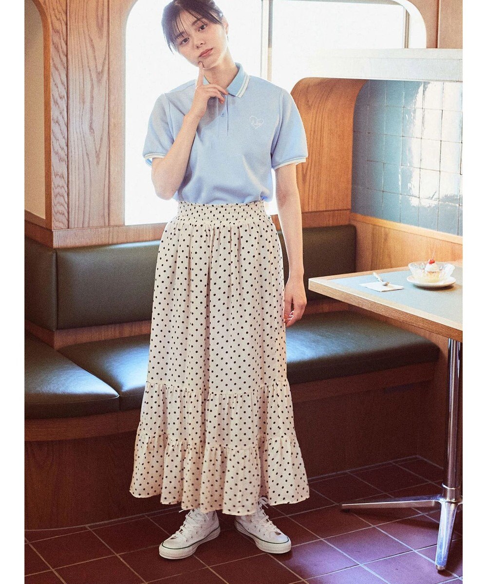 earth music&ecology ちょっとレトロなティアードスカート 