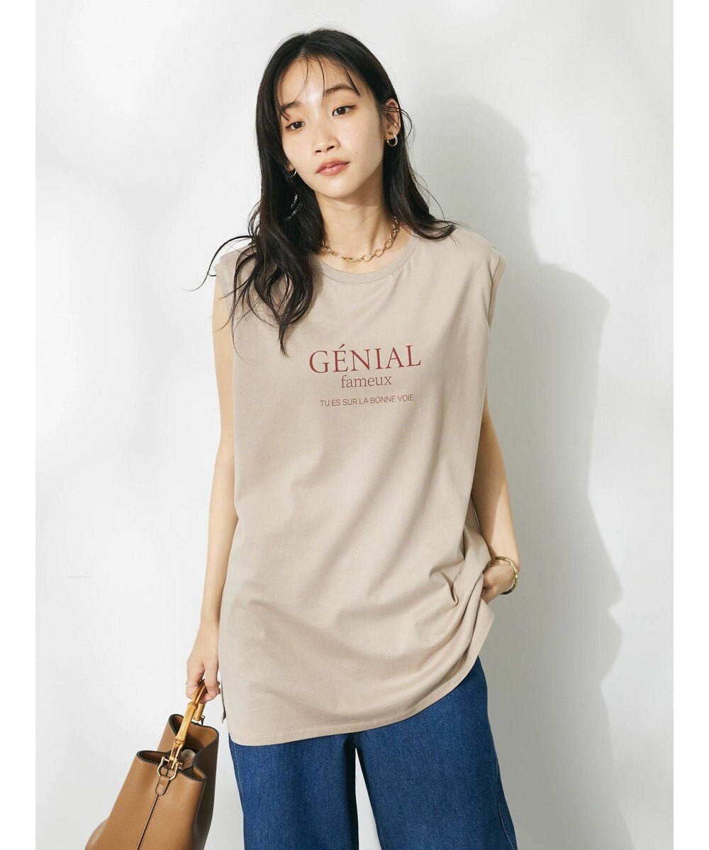 CRAFT STANDARD BOUTIQUE ＧＥＮＩＡＬ　プリントタンクトップ 