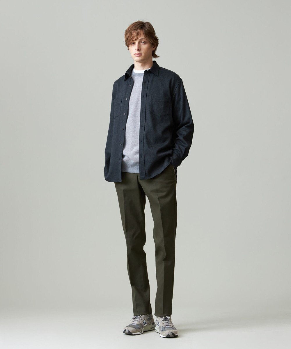 J.PRESS MEN ピースダイ トリコチンストレッチパンツ 