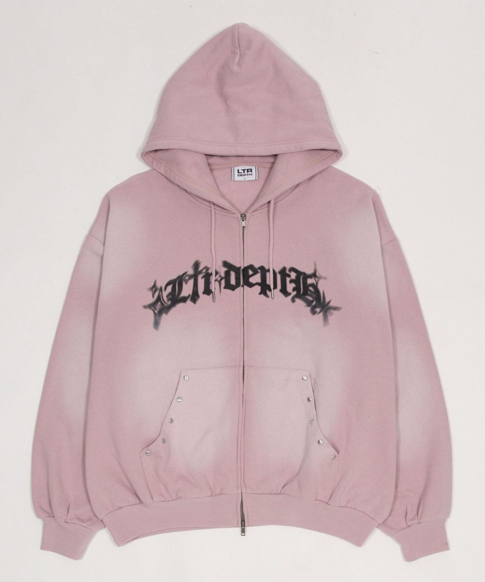 WEGO 【ユニセックス着用ITEM】グラフィックZIPパーカー 