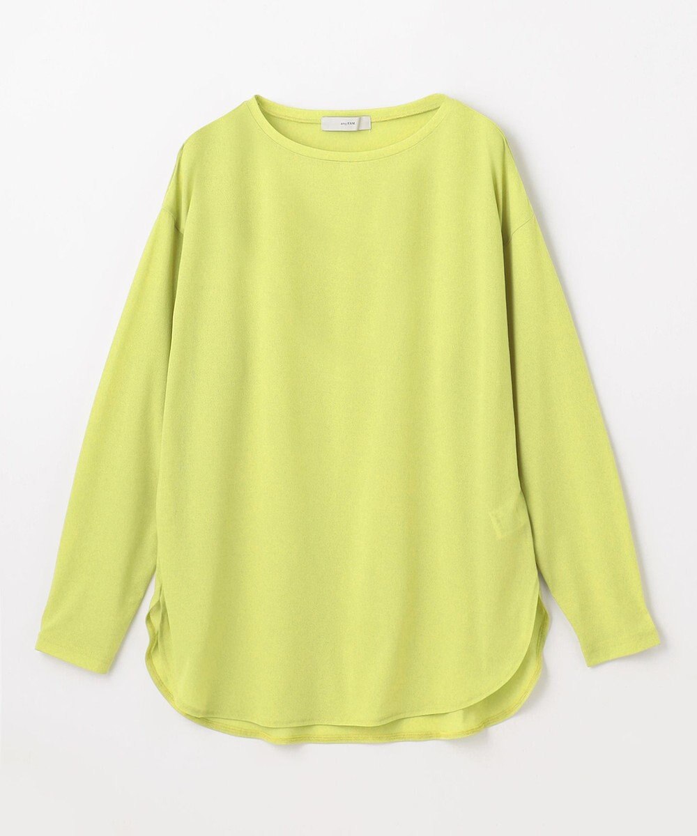 ANY シア―ラウンドネックTシャツ 