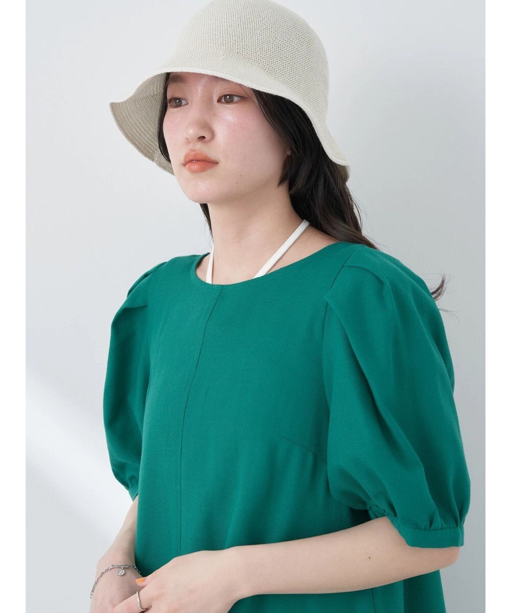 earth music&ecology リサイクルポリエステルブレンドＡラインワンピース 