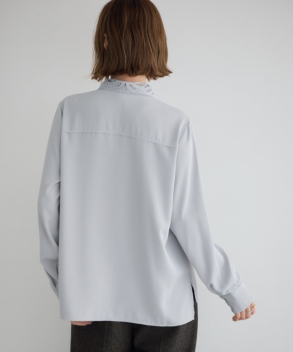 YECCA VECCA 2wayレース襟ブラウス 