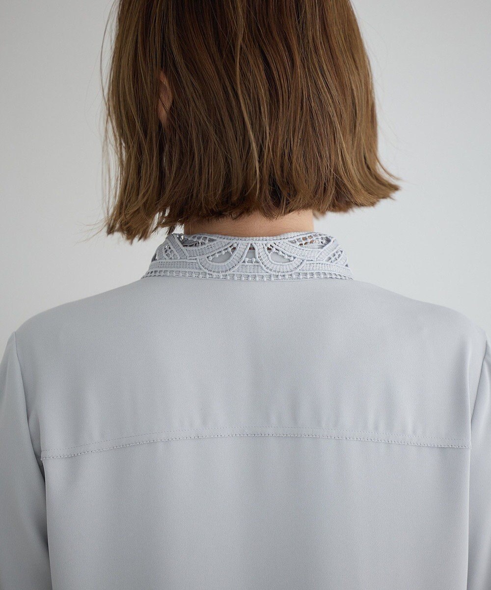 YECCA VECCA 2wayレース襟ブラウス 