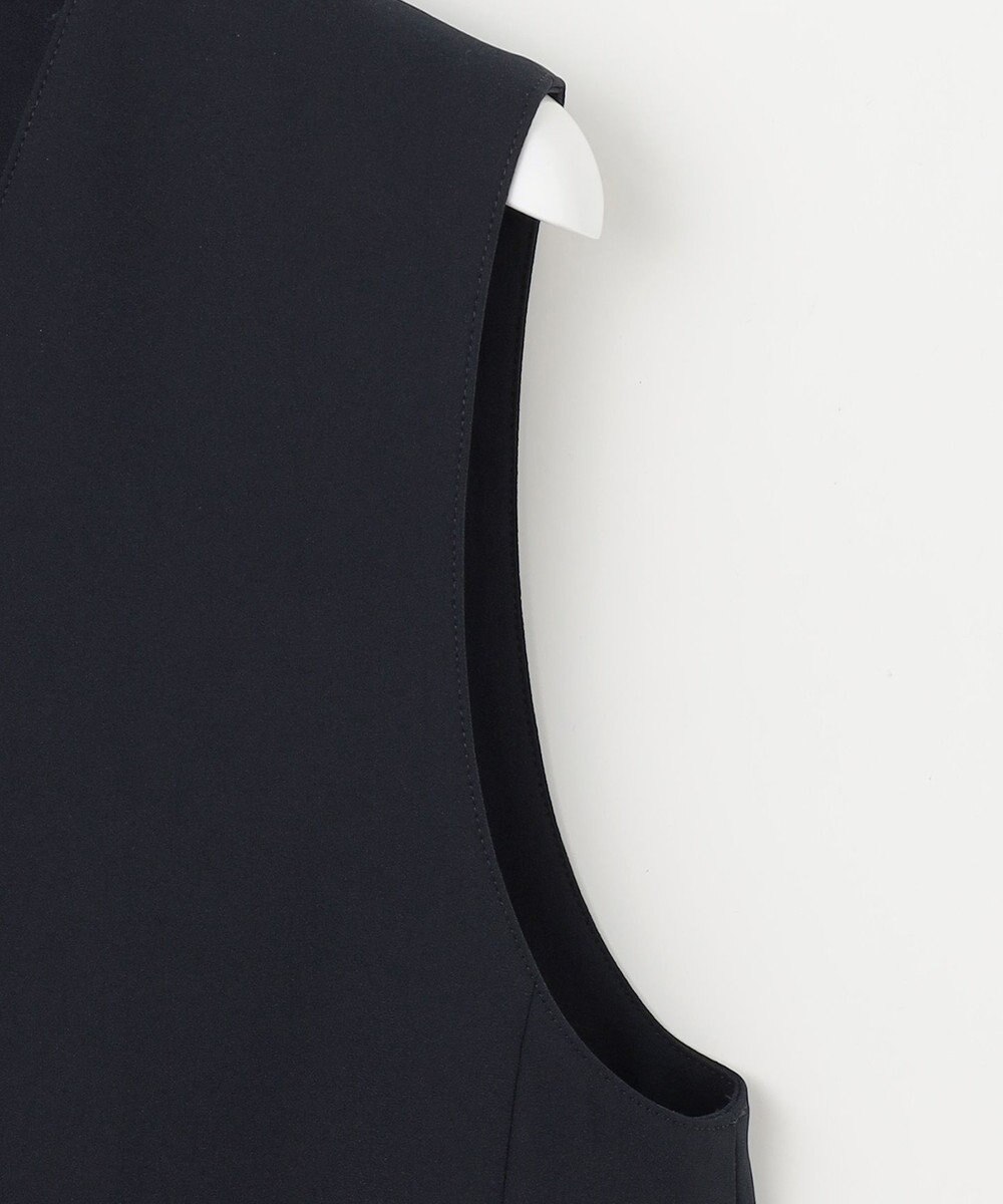 J.PRESS LADIES 【洗える・吸水速乾・接触冷感・セットアップ対応】Light ジョーゼット ジレ 