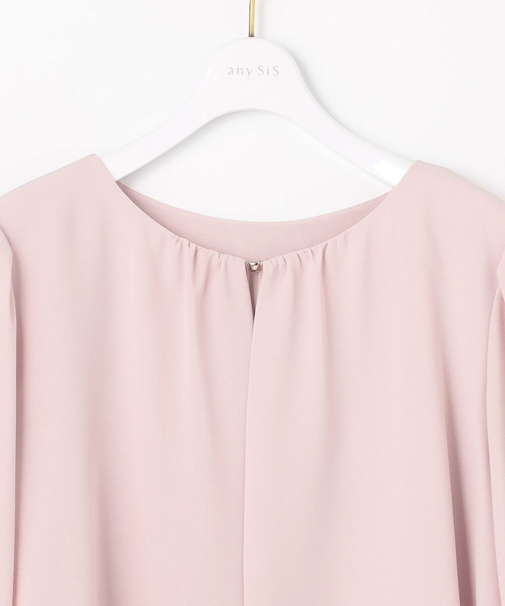 ANY SIS 【洗える】ケープフレアスリーブ ブラウス 