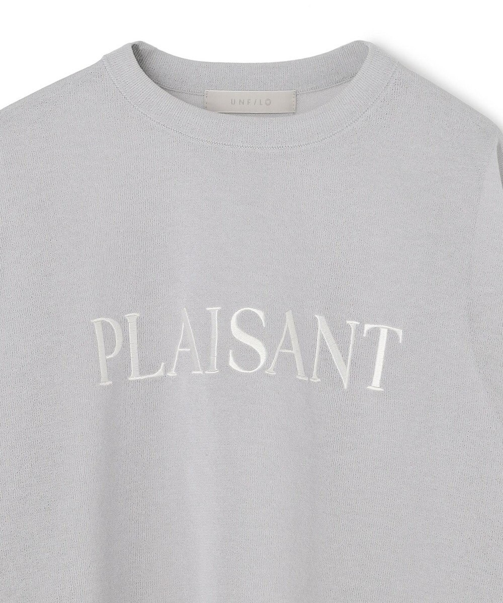 UNFILO シアーフォルムニット クルーネック 