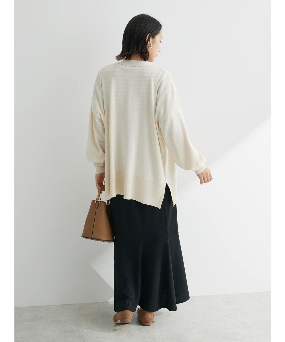 Green Parks 洗える　ミドル丈カーディガン 