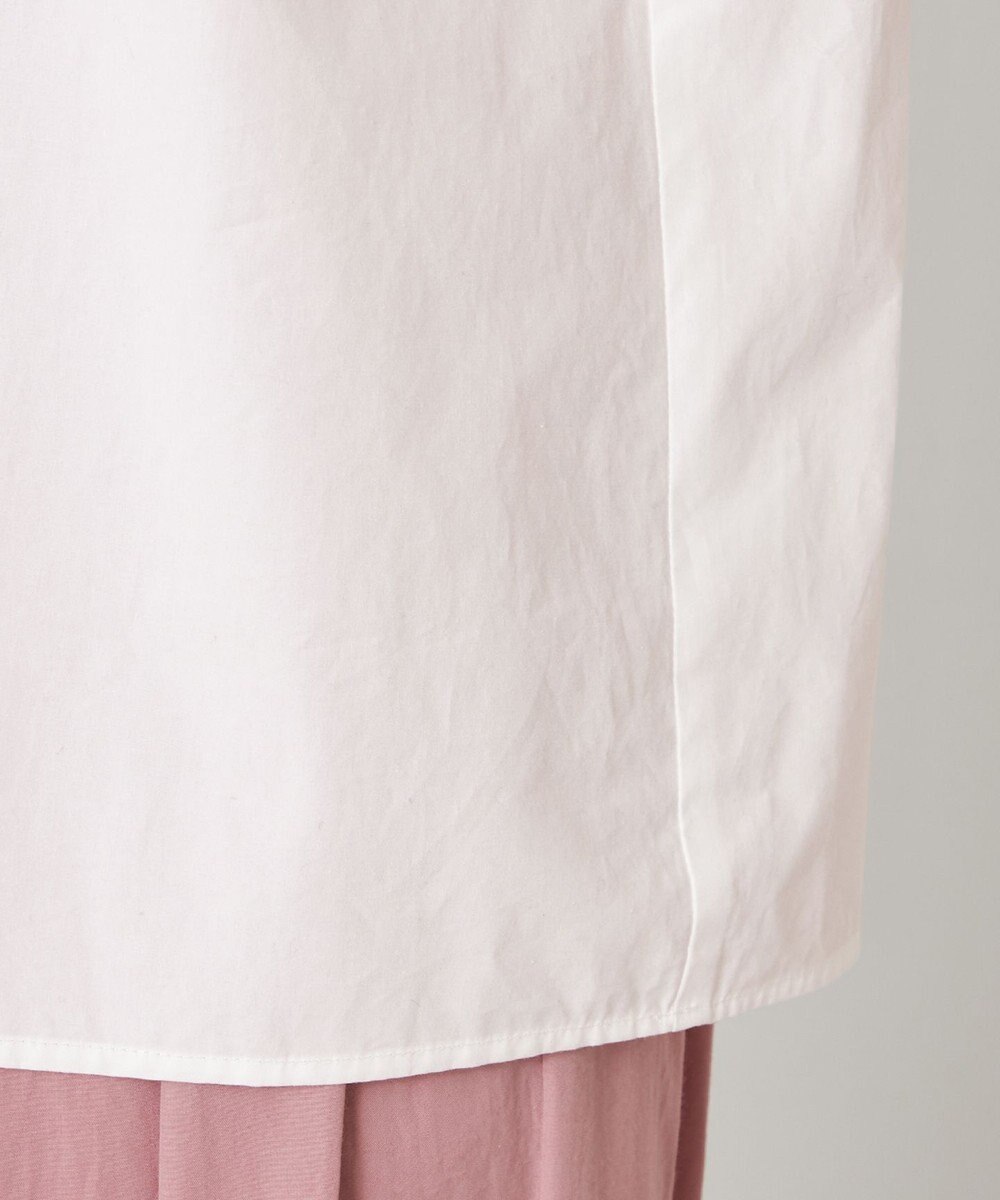 NAVE 【Nave・洗える】タイプライタークロス ギャザーブラウス 