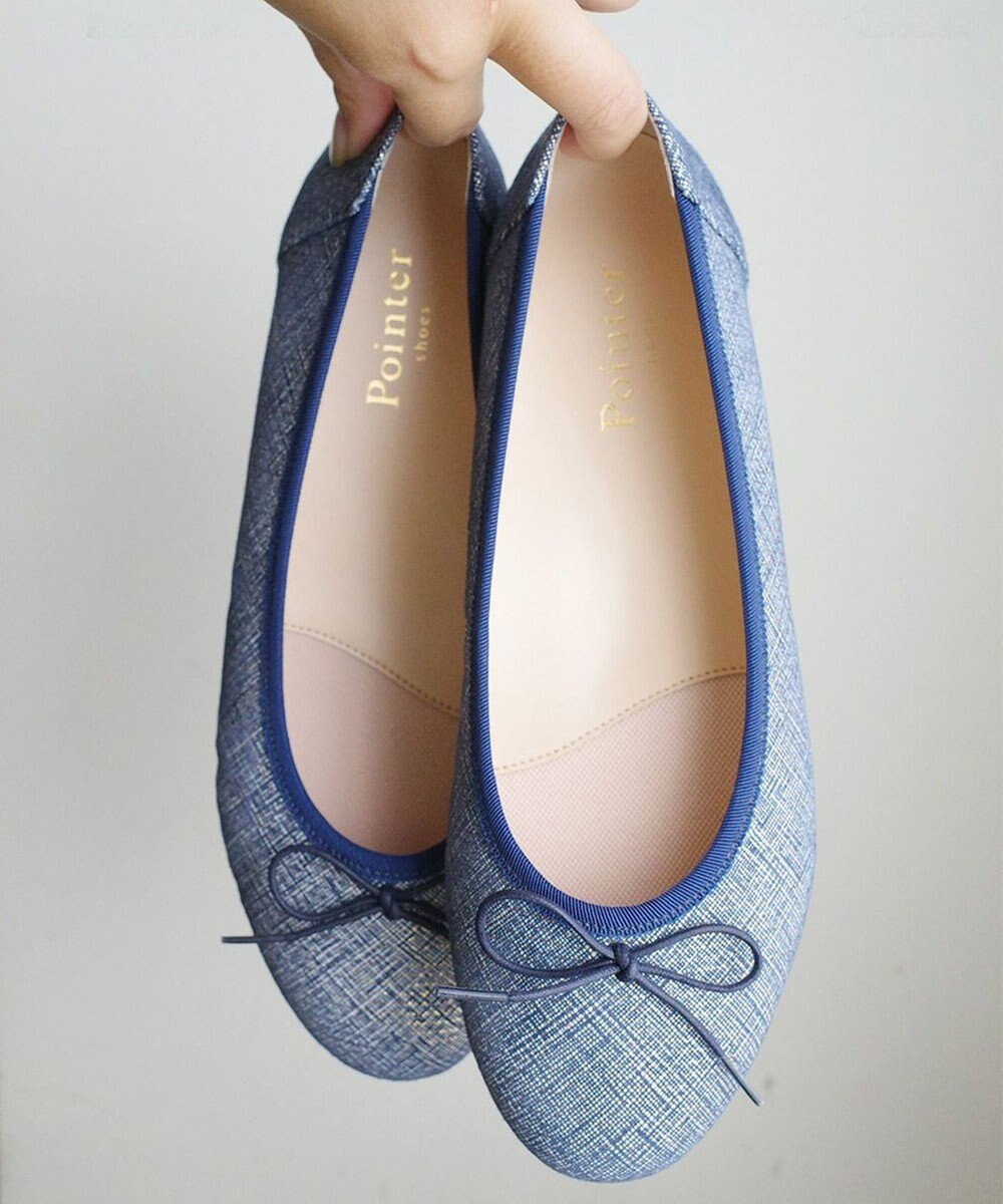 Pointer 日本製 本革バレエシューズ 