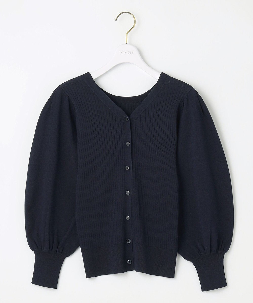 ANY SIS 【洗える】フラワーカラー2WAY ニット 