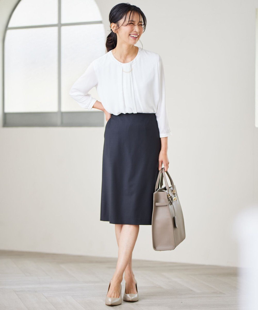 23区 【セットアップ対応】ラフィーネウール タイトスカート 