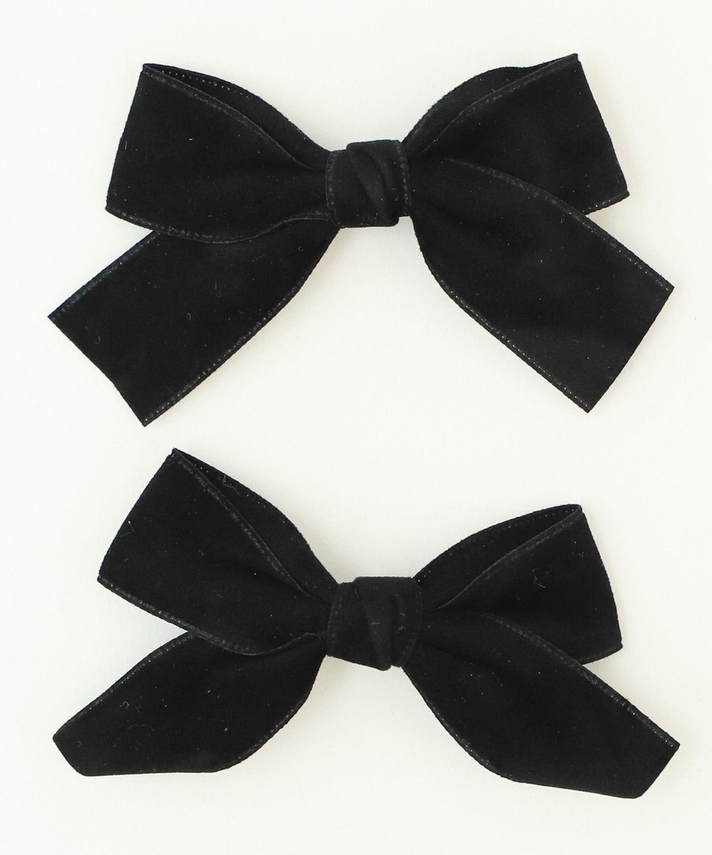 WEGO LベロアBIGリボンクリップ 