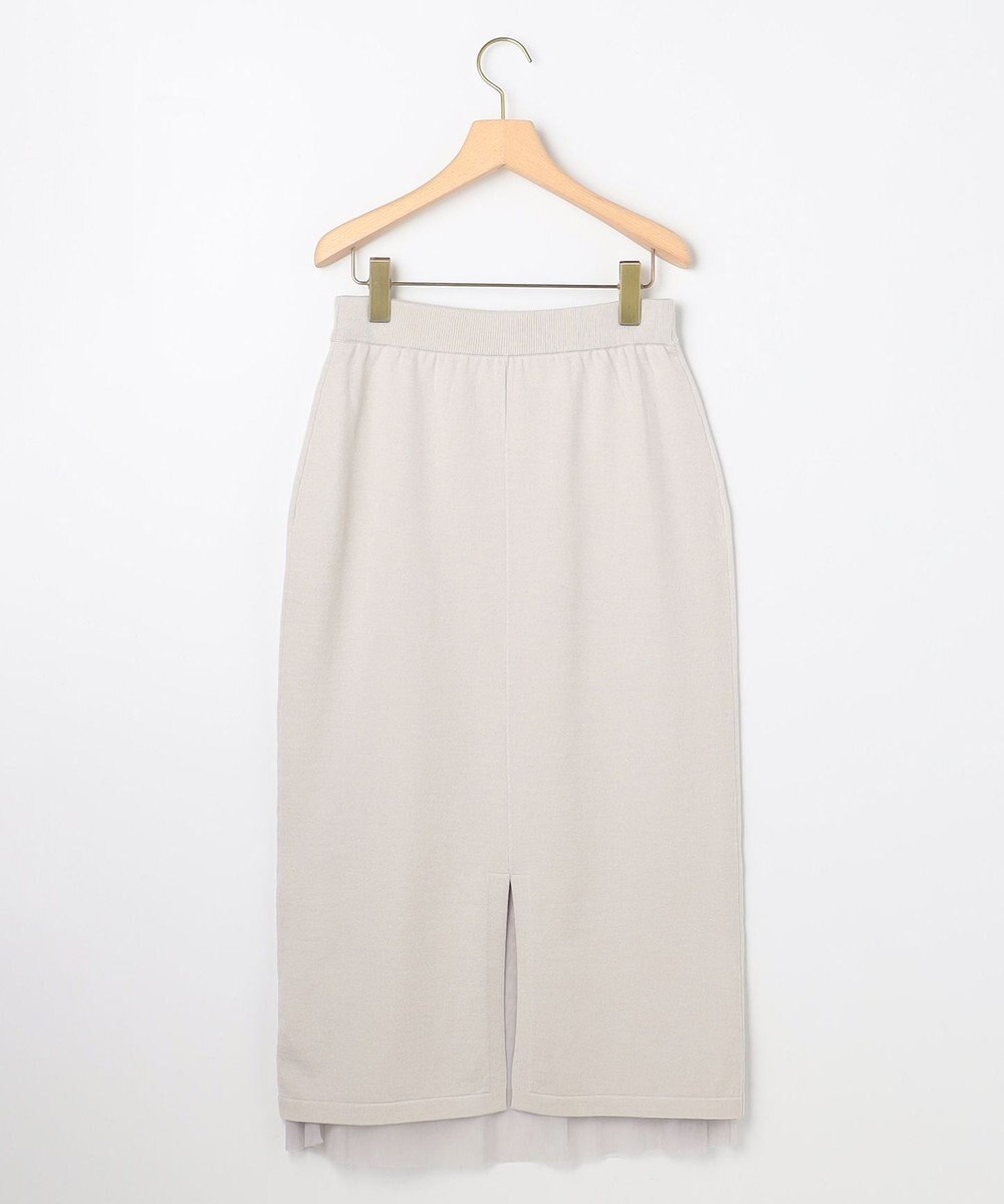 組曲 S 【WEB限定】チュールニット×リバーシブルスカート セット 