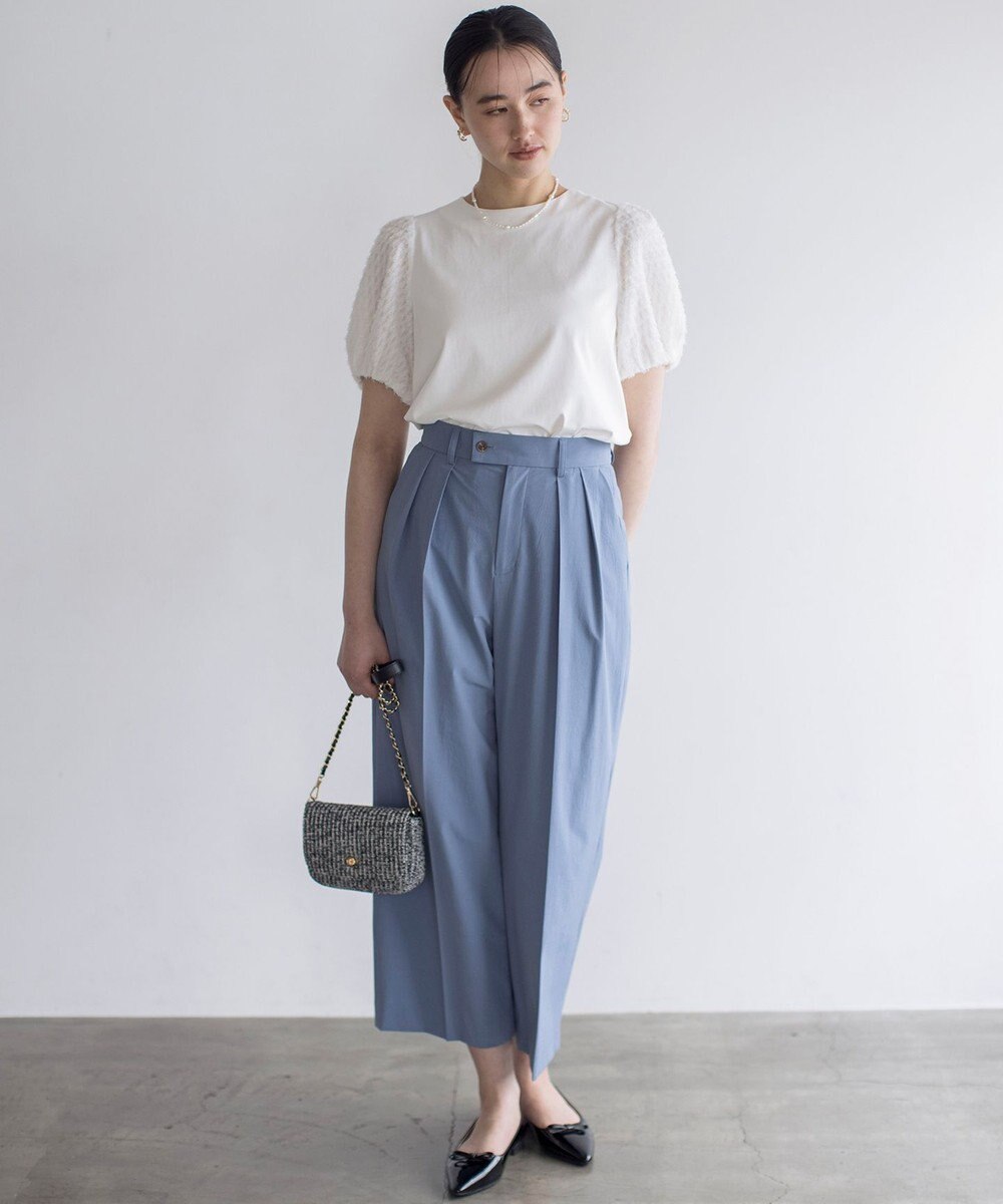 組曲 華感コンビネーションスリーブ カットソー 