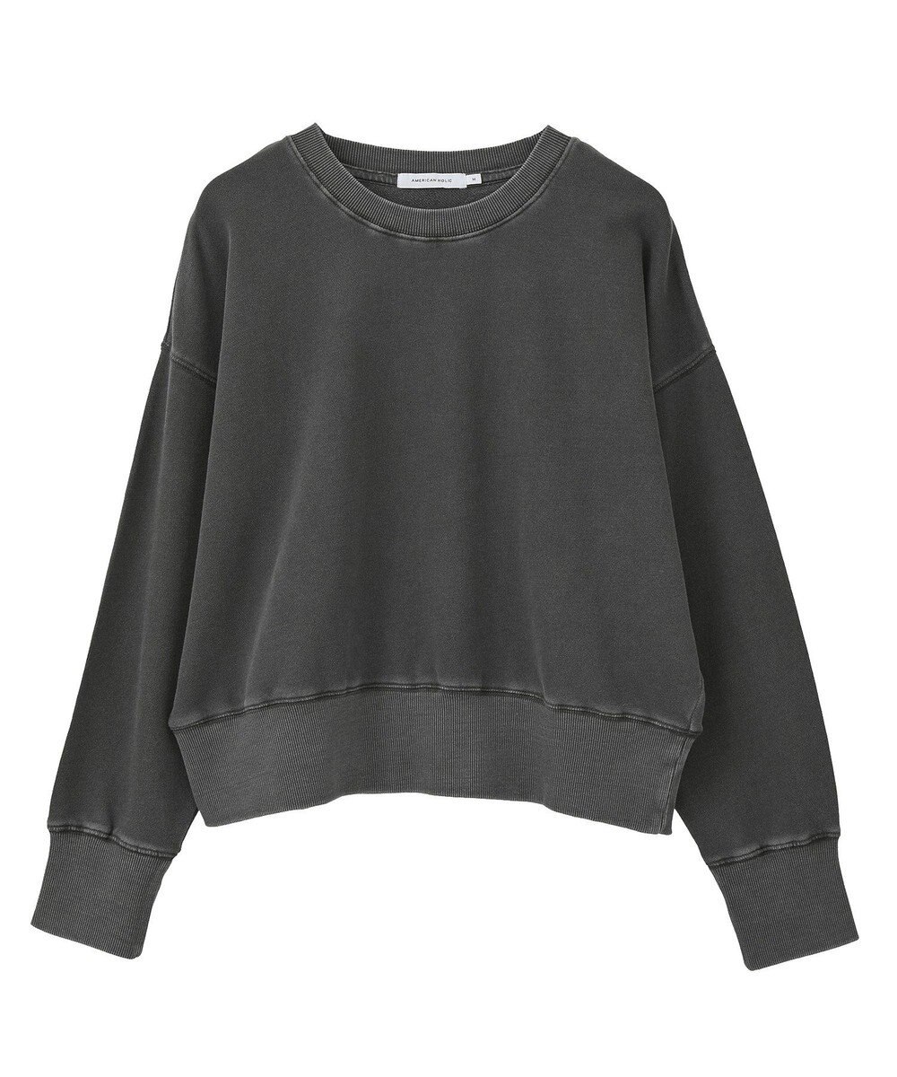AMERICAN HOLIC ピグメント裏毛プルオーバー 
