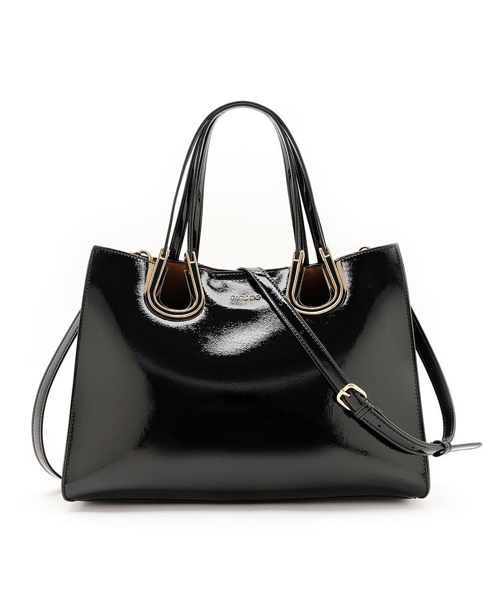 MioFIRANO ホースシューエナメルハンドバッグ 2WAY　FIRANO フィラノ 