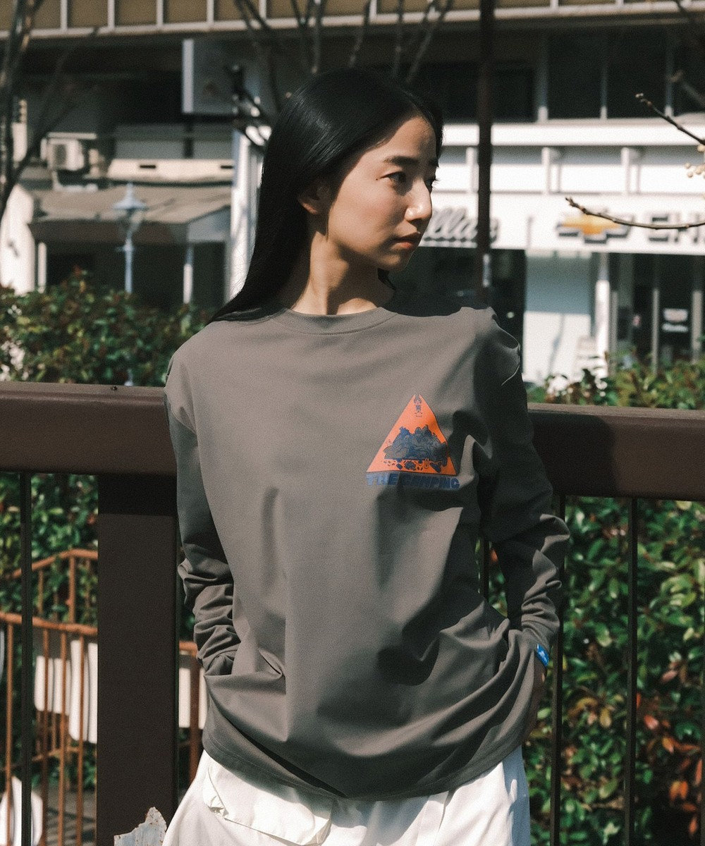 SHARE PARK LADIES 【UNISEX】UVカット アートコラボロングTシャツ〈CAMP〉（S・Mサイズ） 