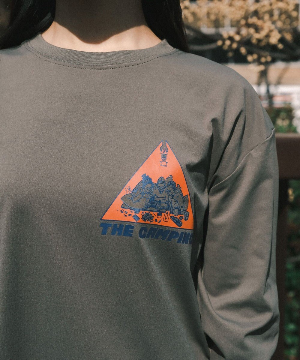 SHARE PARK LADIES 【UNISEX】UVカット アートコラボロングTシャツ〈CAMP〉（S・Mサイズ） 
