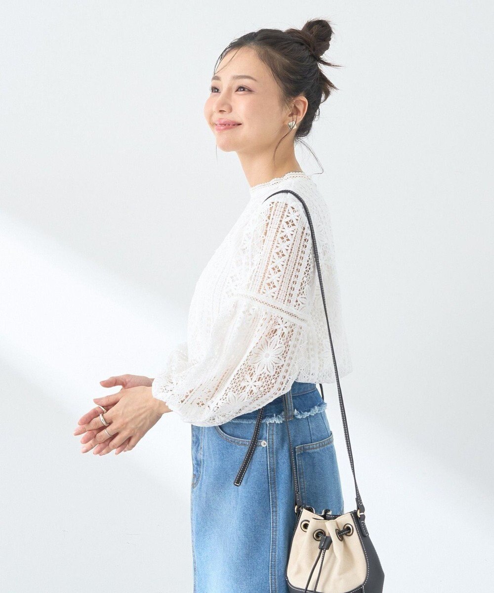 earth music&ecology レースプルオーバー 