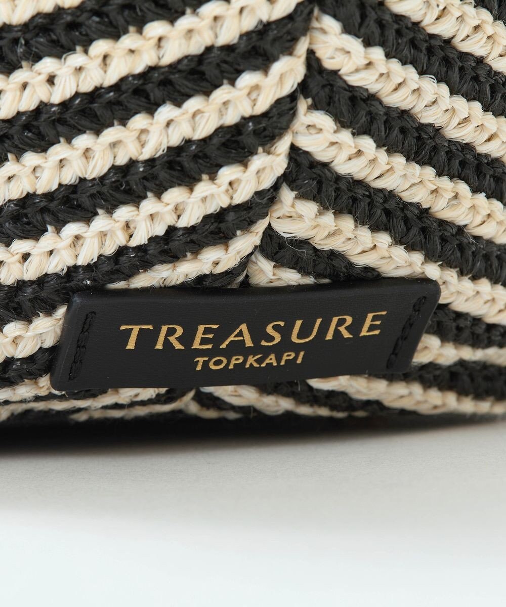 TOPKAPI 【TREASURE TOPKAPI】ロングハンドル タック カゴバッグ 