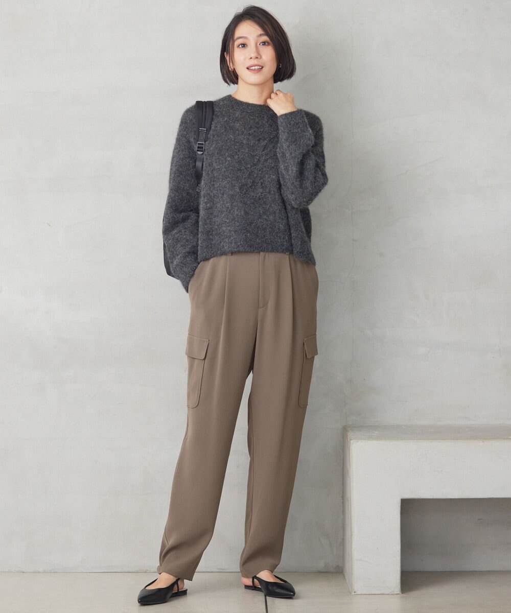 自由区 S アルパカミドルゲージ ニット 