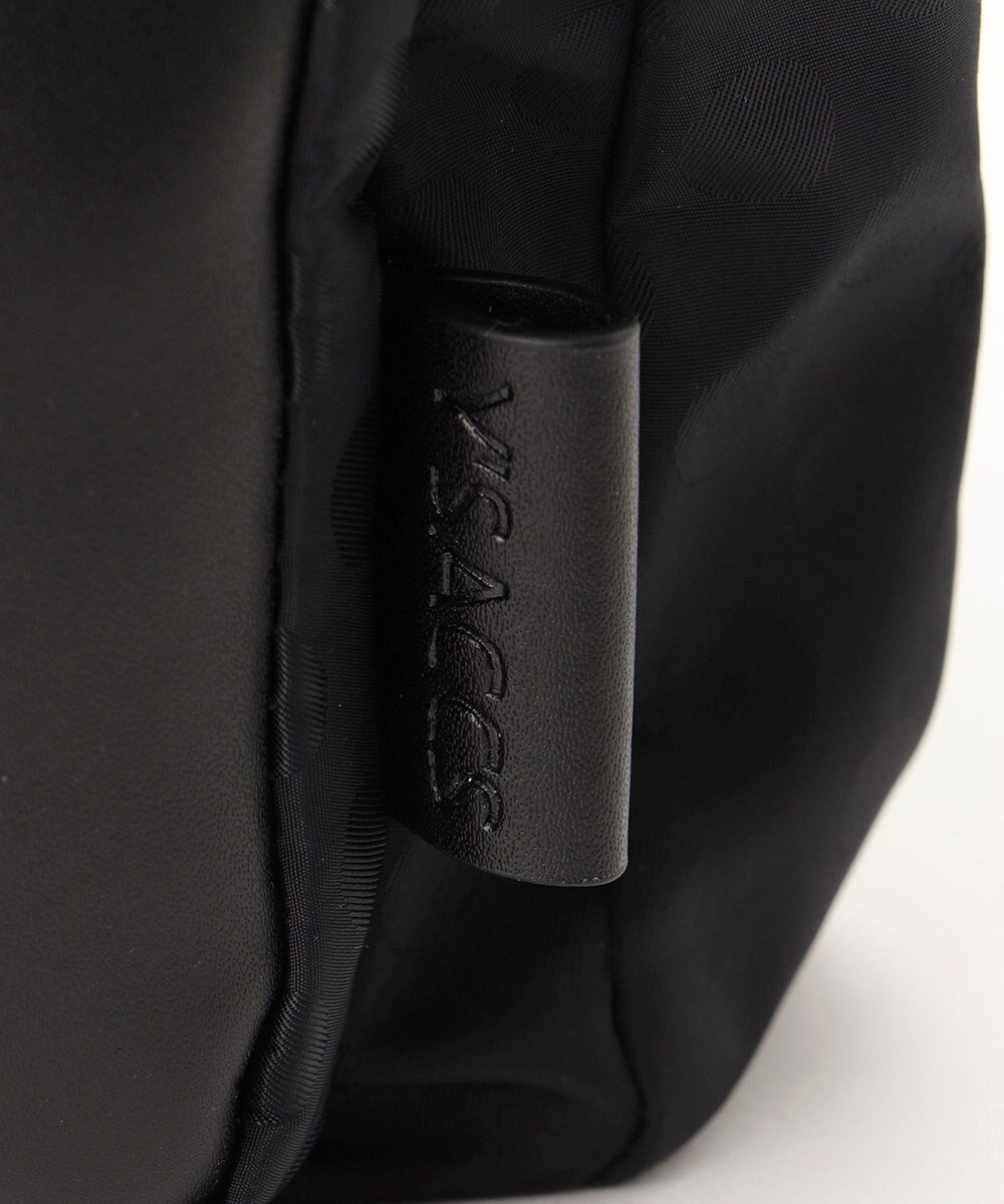 Y'SACCS はっ水ドットジャカード リサイクルレザーコンビ ショルダー 